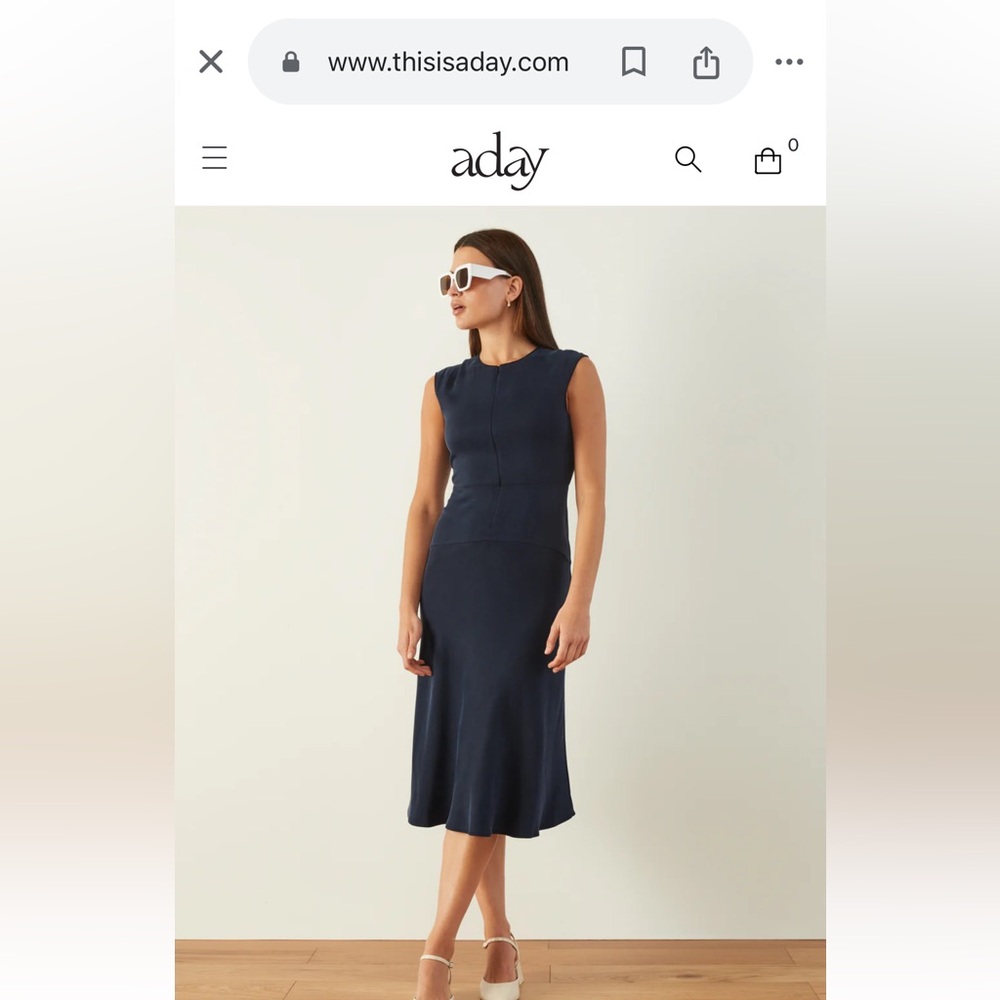 Aday save the date dress never worn navy small